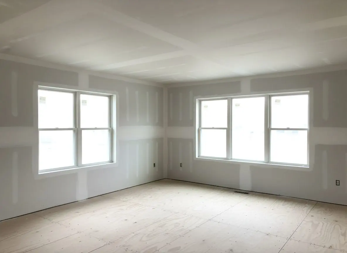 Rear addition hung from studs in Windsor